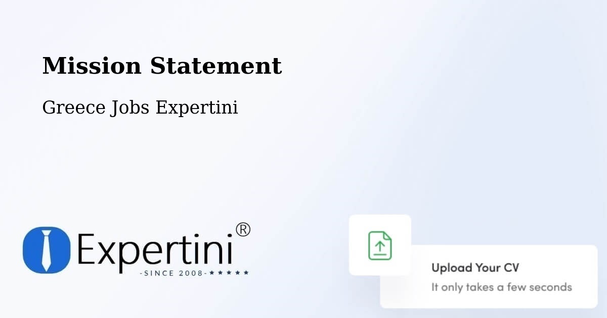 Corporate Mission – Kallithéa - Greece Jobs Expertini